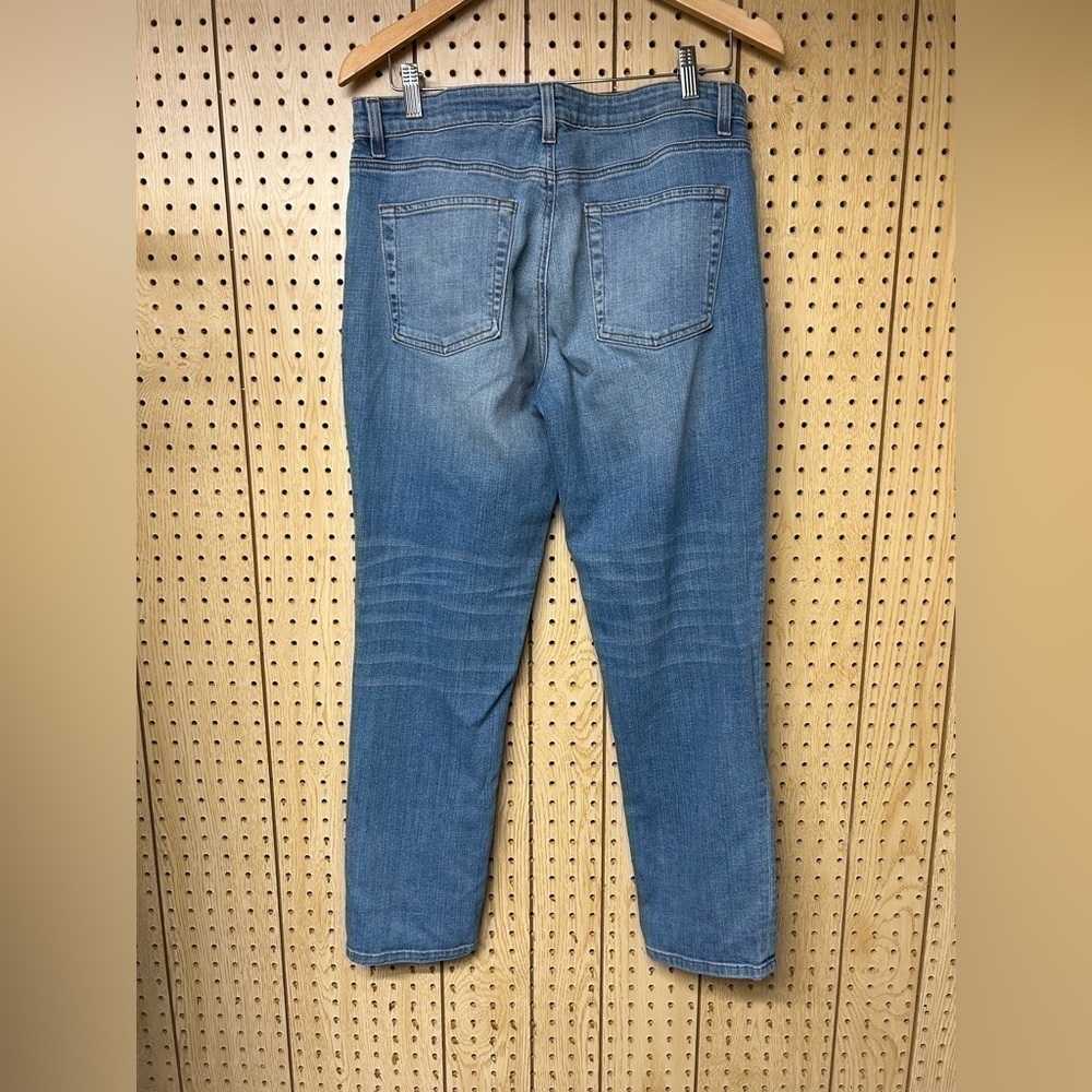 Eileen Fisher Light Wash Jeans - Picture 3 of 6